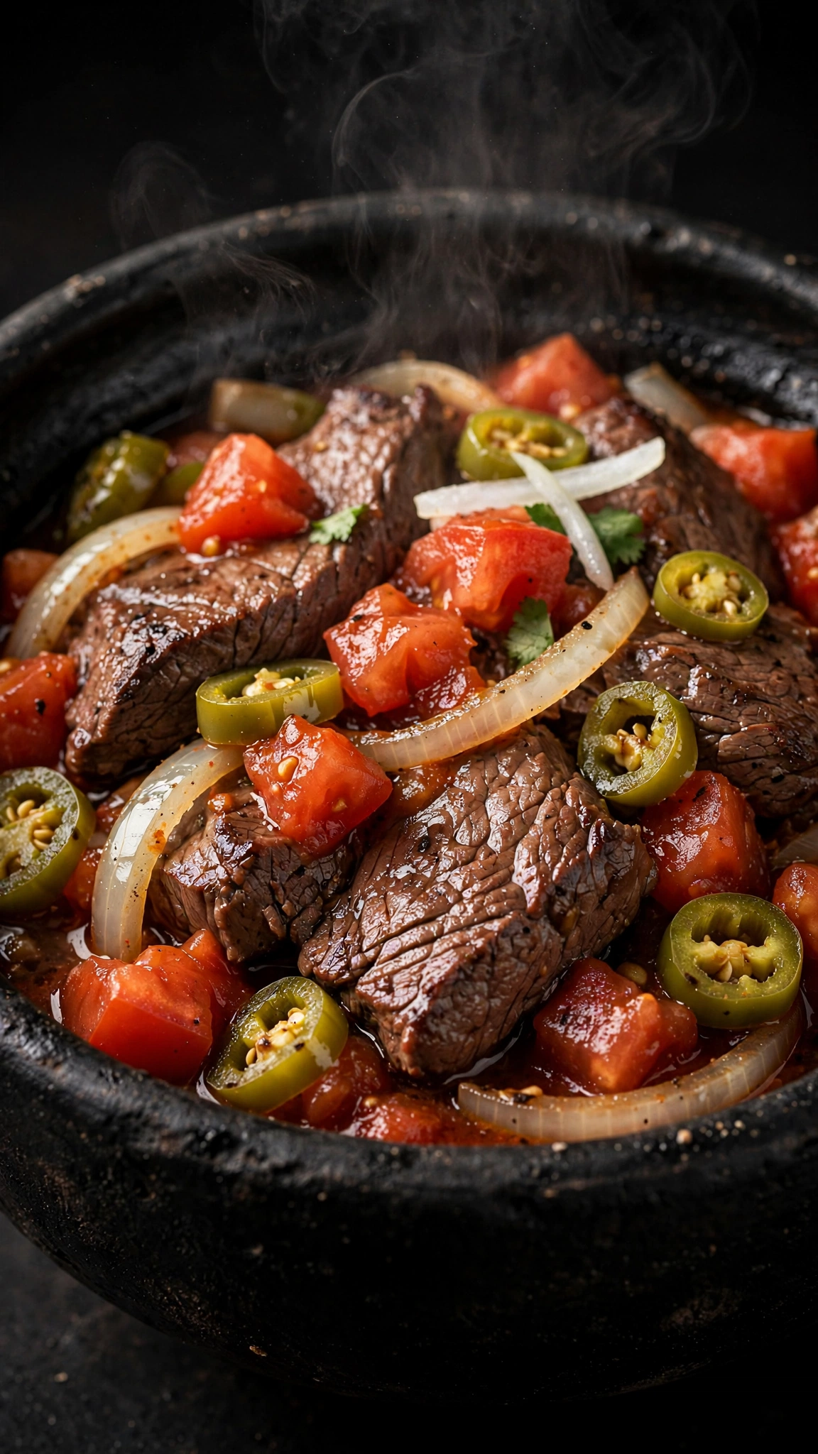 Bistec a la mexicana